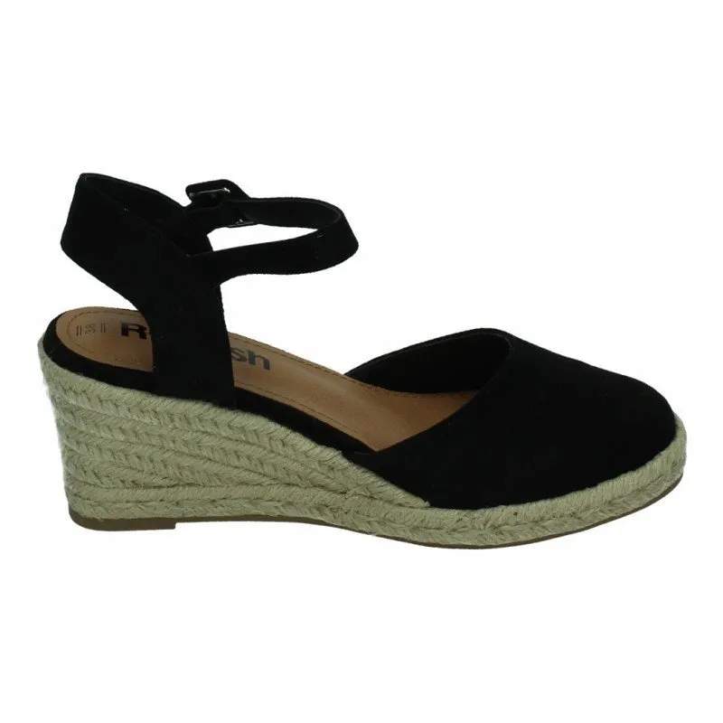 72858 SANDALIAS ESPARTO color NEGRO