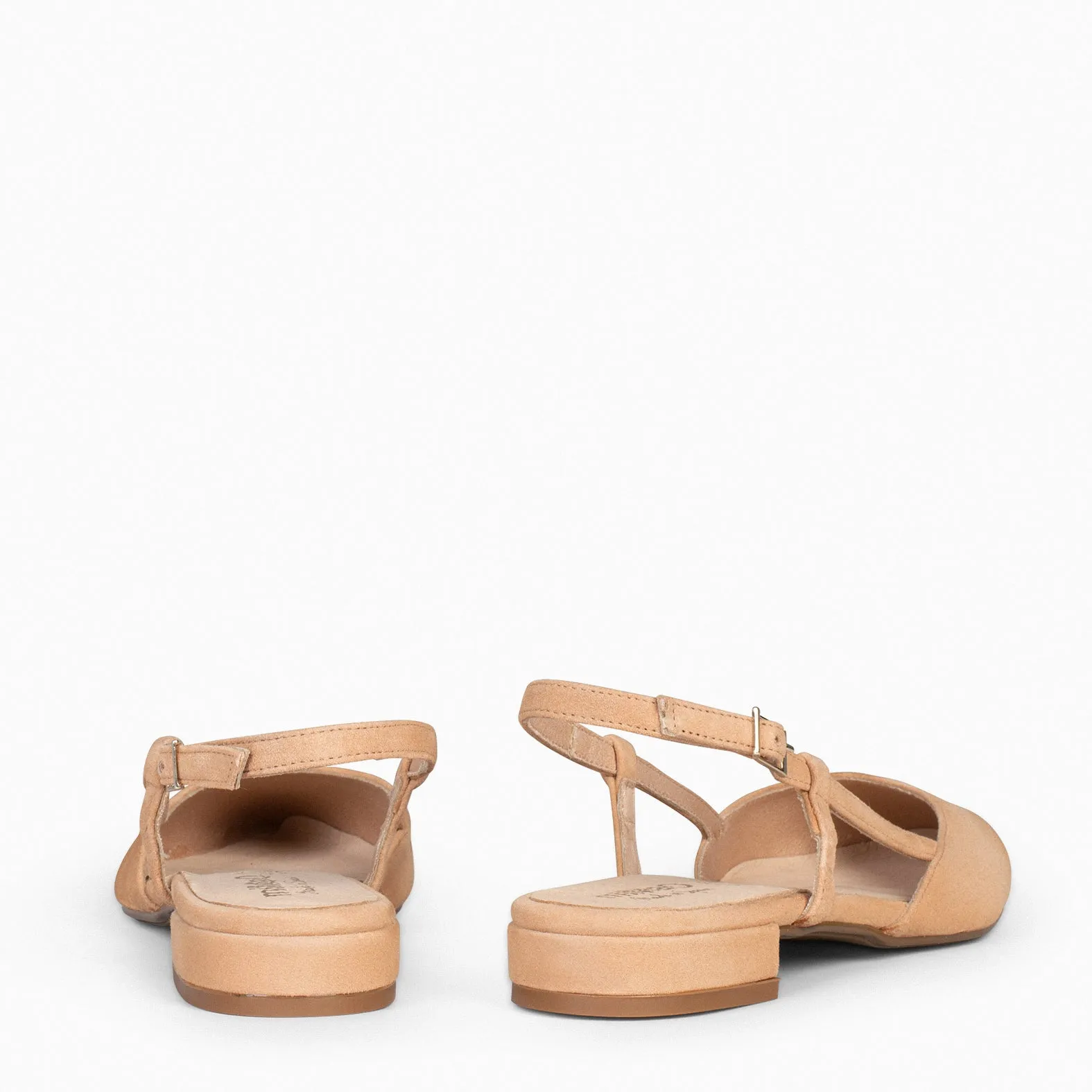 BRUNCH – Zapatos Planos Destalonados TIERRA