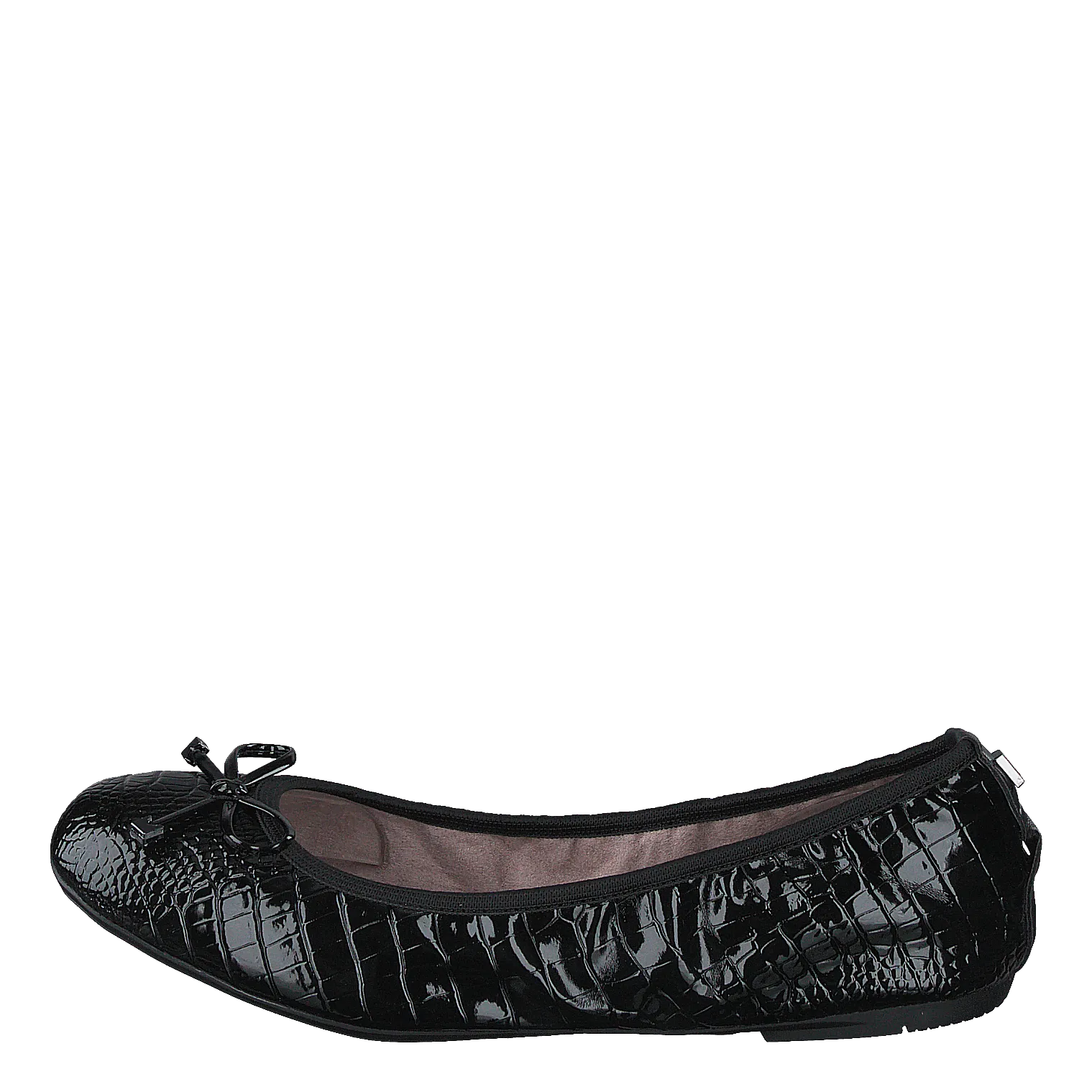 Butterfly Twists zapatos Frankie Black Patent Croc