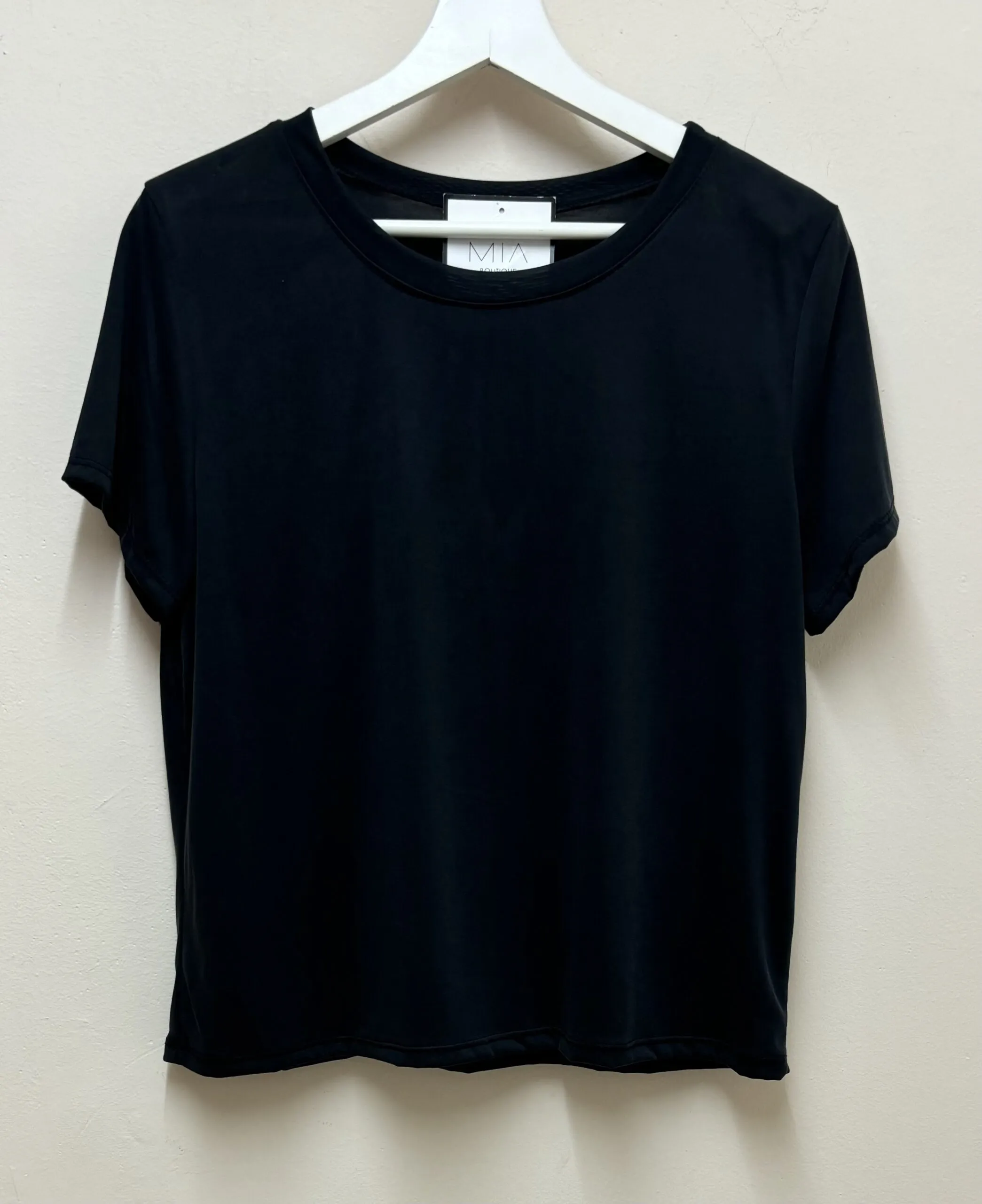 Camiseta Viscosa Negra