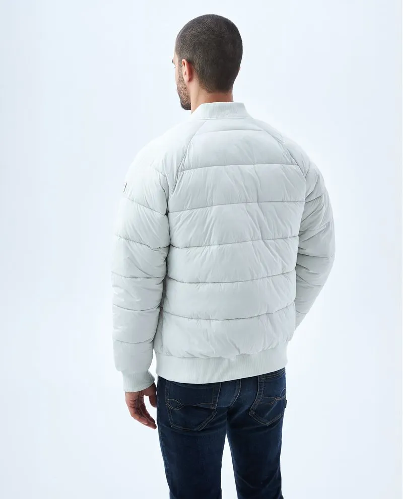 Chaqueta abullonada para hombre