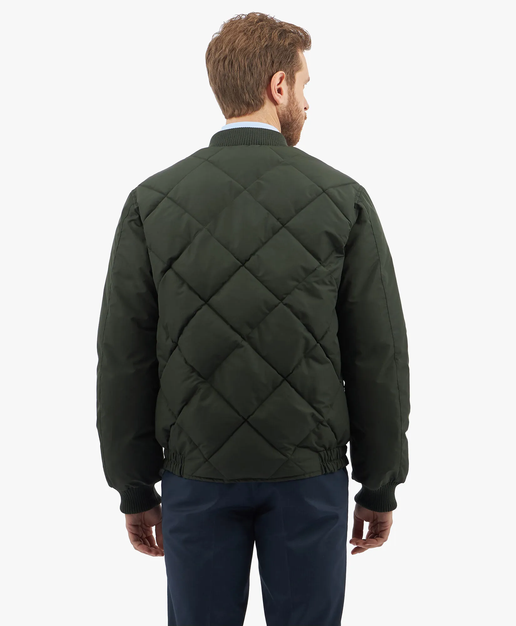 Chaqueta bómber verde caqui
