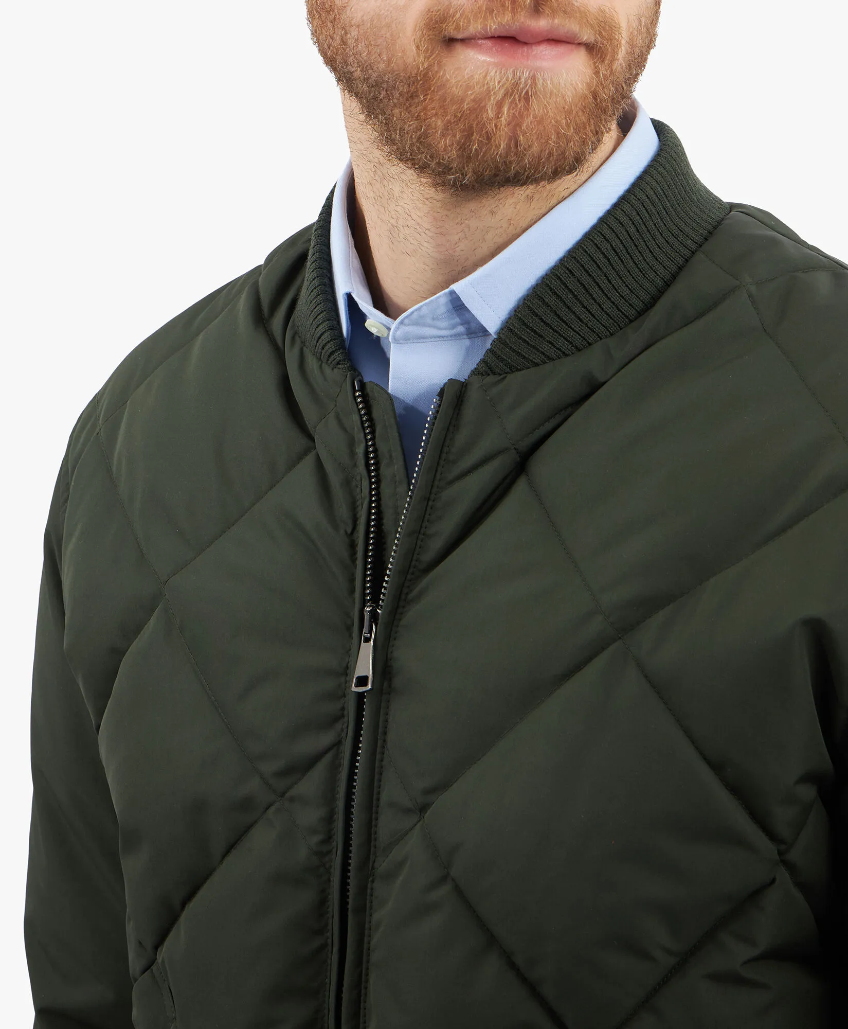 Chaqueta bómber verde caqui