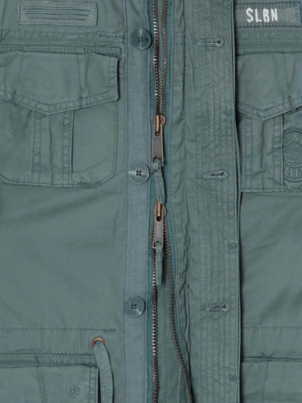 CHAQUETA MILITARY  SILBON VERDE