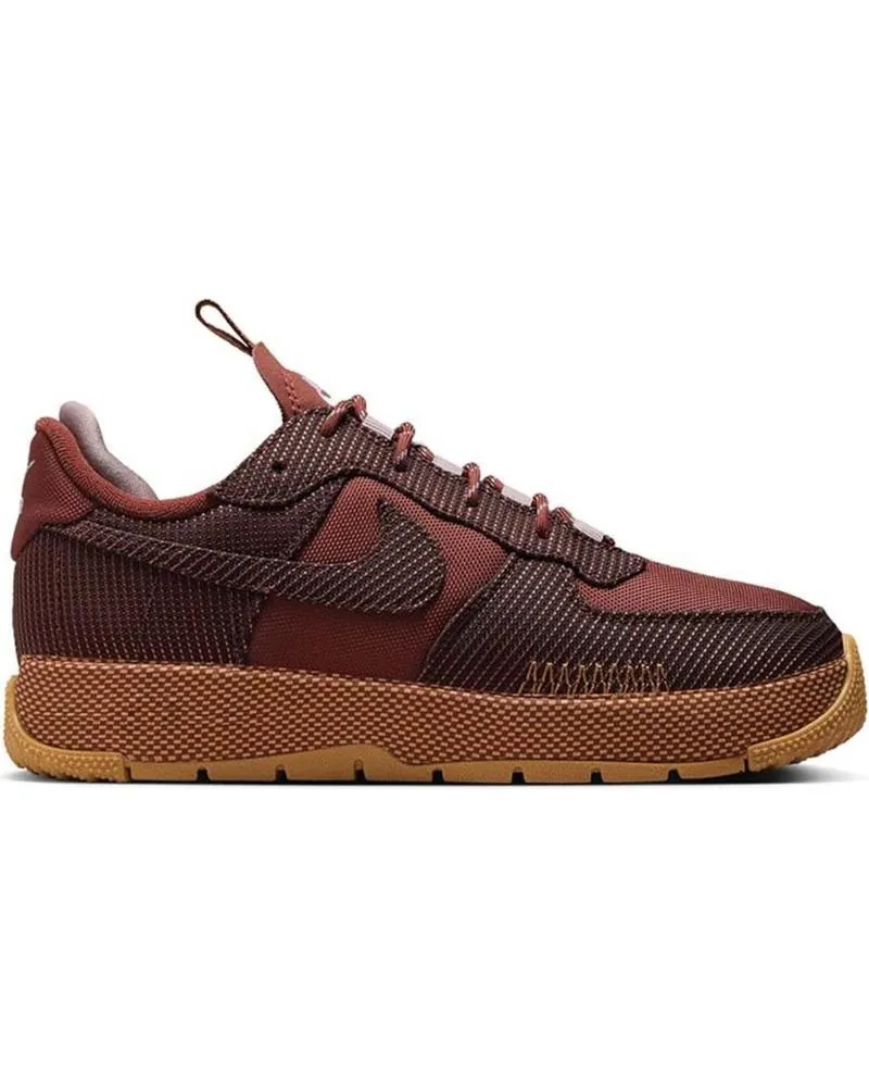 Deportivas NIKE  de Mujer y Niña y Niño ZAPATILLAS AIR FORCE 1 WILD EN COLOR  ROJO