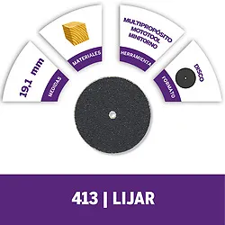 Dremel Disco Lija  413 3/4″