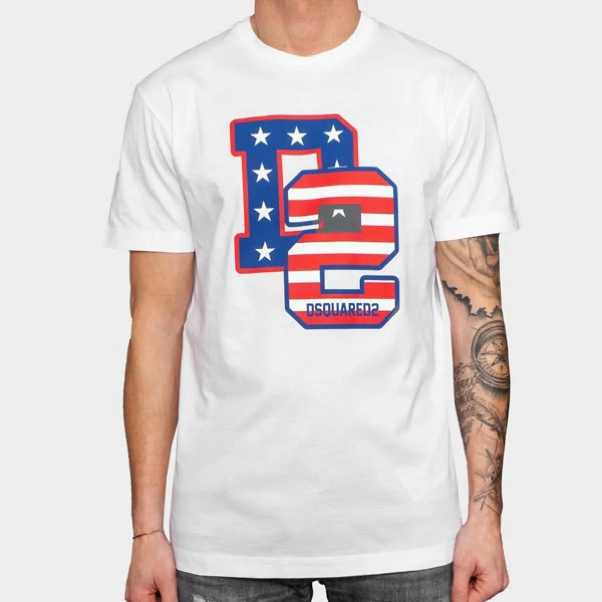 DSQUARED2 - Camiseta blanca