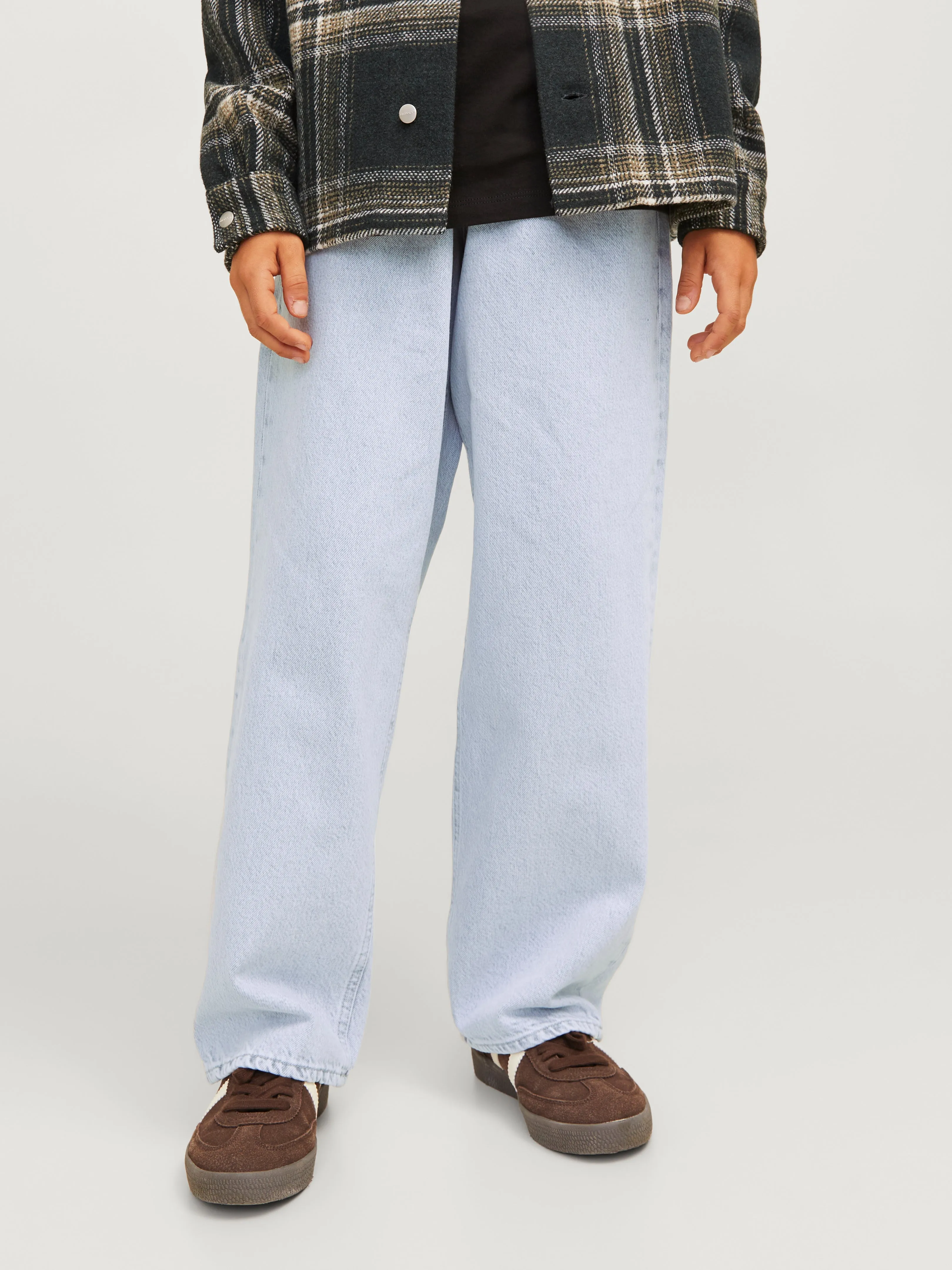 JJIALEX JJCLASSIC JJ 151 LN JNR Vaqueros de corte baggy Junior | Azul intermedio | Jack & Jones®