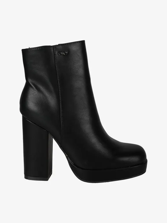 Osey Botines de mujer con tacón y meseta.