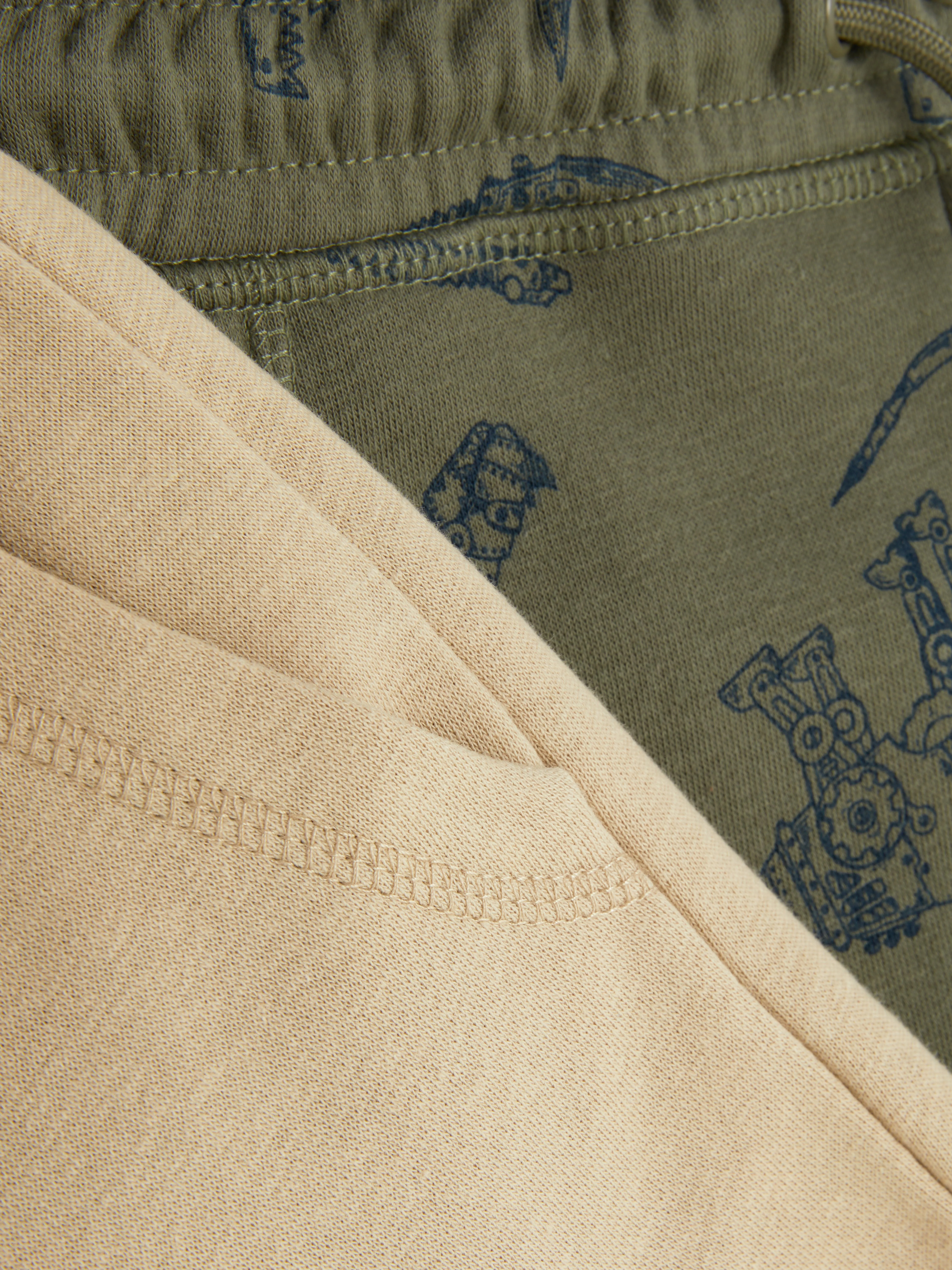 Pack de 2 pantalones cortos con cordón de ajuste