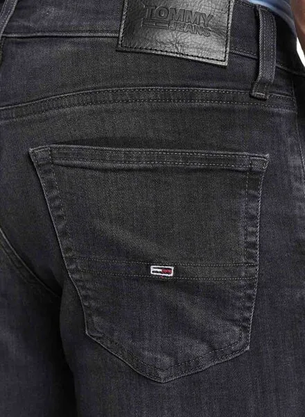 Pantalón Vaquero Tommy Jeans Scanton Slim Negro