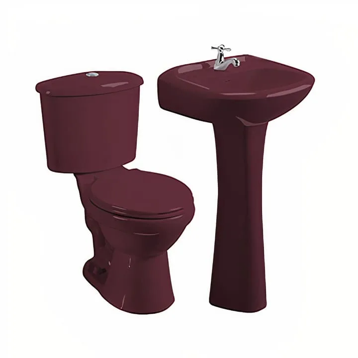 Sala de Baño 4 Piezas Evolution Color Cherry Fanaloza
