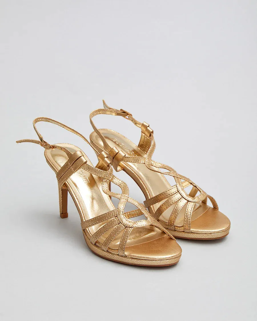 SANDALIA TACN ANGELA GOLD