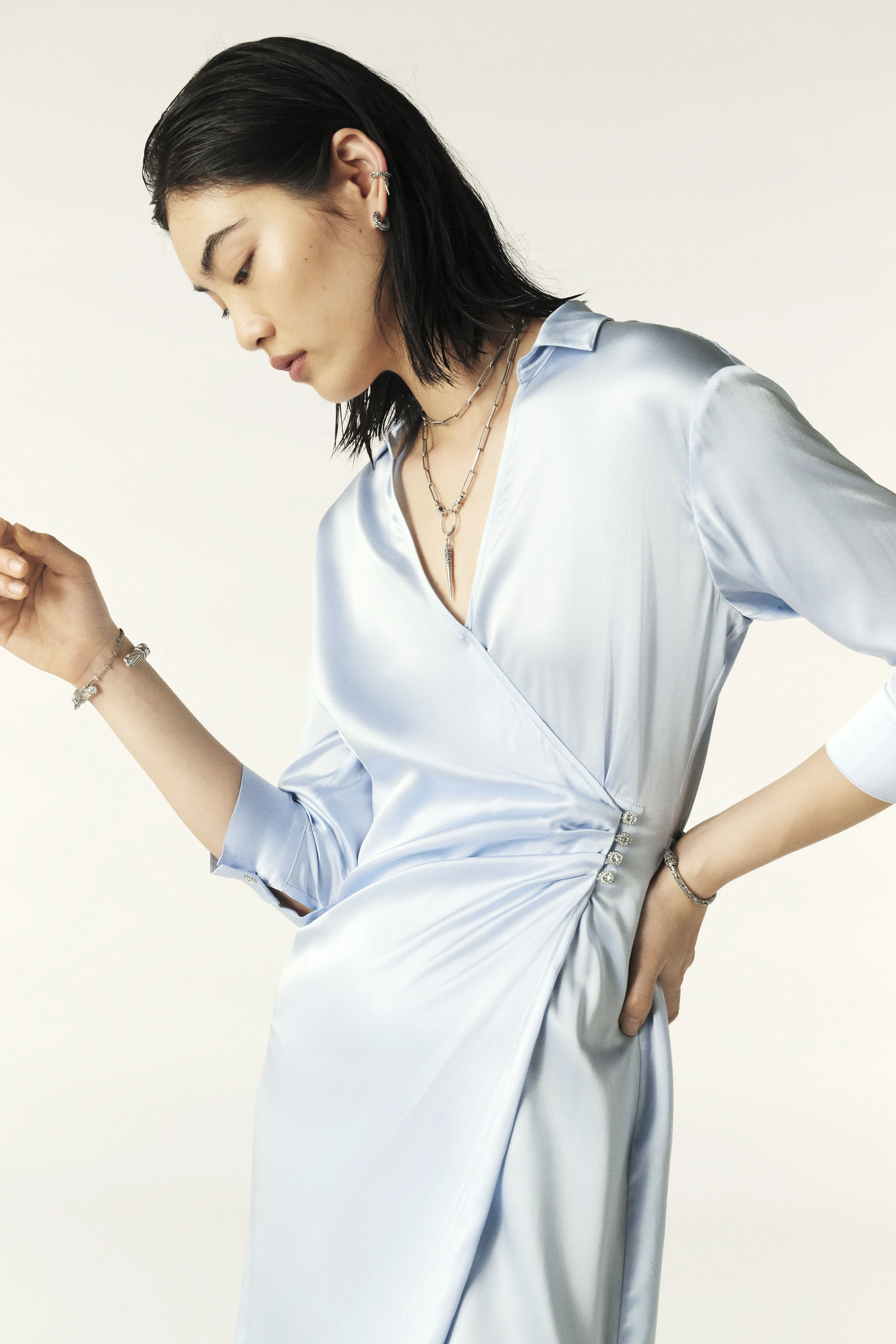SEBBANE vestido midi