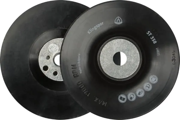 ST 358 Plato de soporte, liso/flexible
