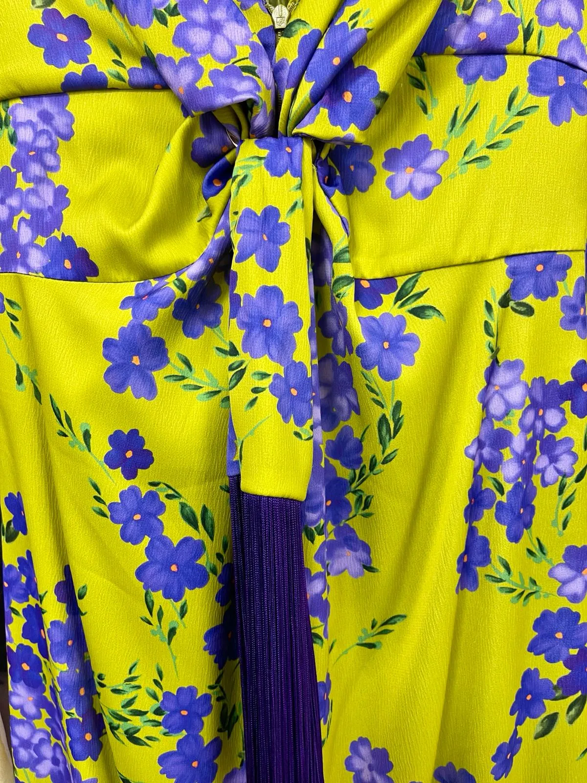 Vestido Floral Flecos