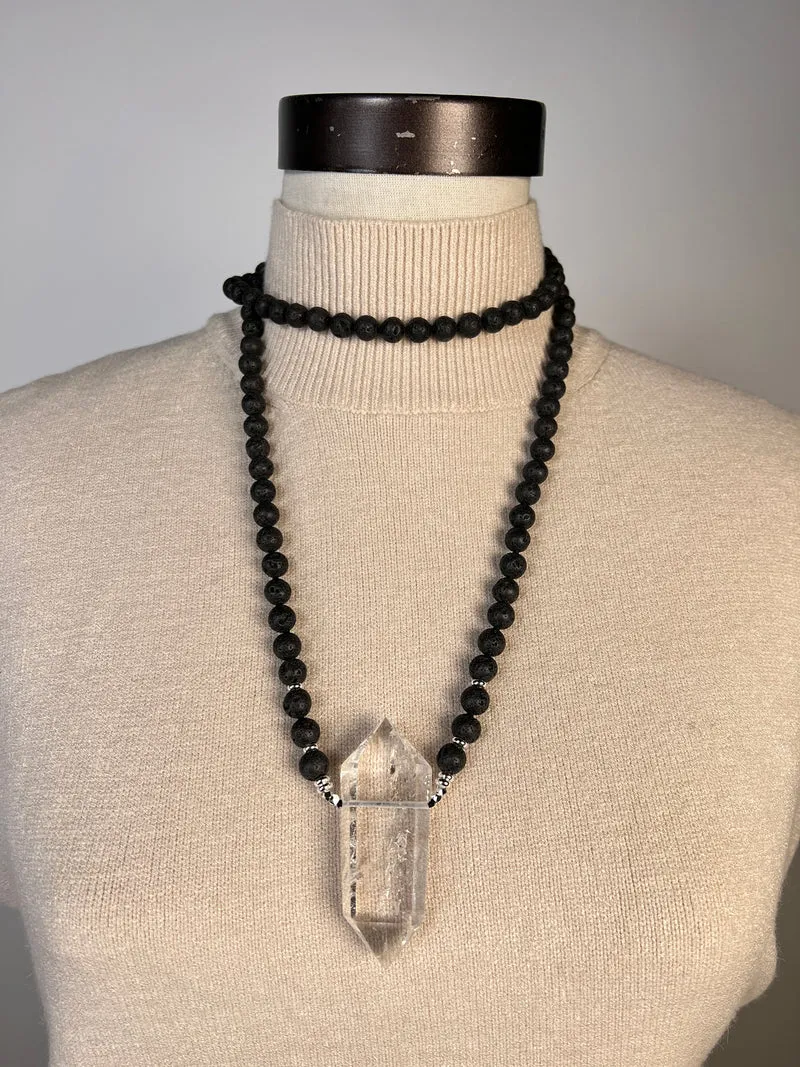 VINTAGE Collar Cuarzo