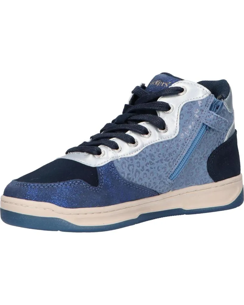 Zapatillas deporte de Niña y Niño KICKERS 910881-30 KICKLAX 103 MARINE BLEU LEO