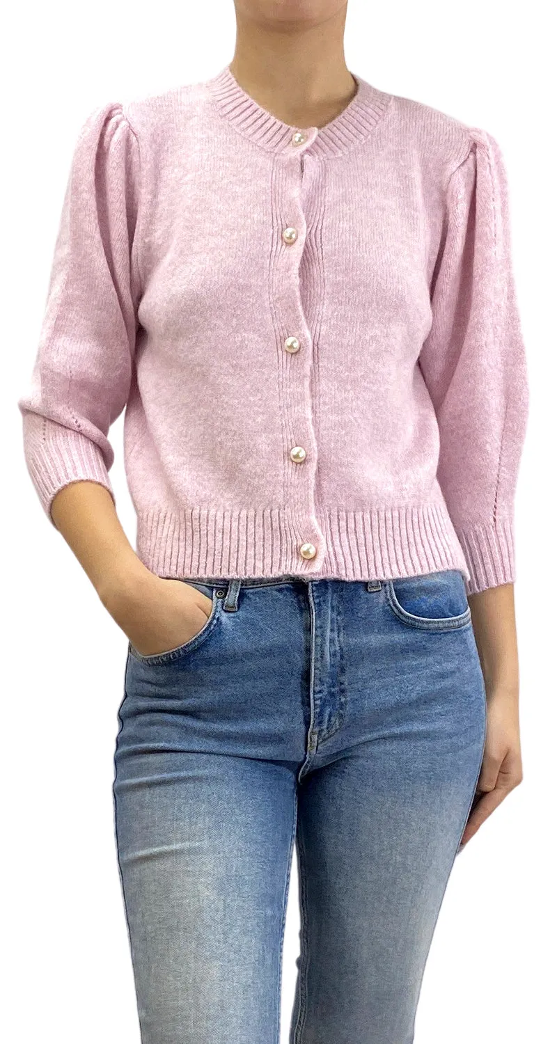 ZARA Sweater Tejido Rosado